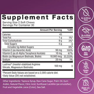 Renovaré's Hair Health Gummies